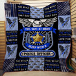 A Special Gift For Fans -Police Thin Blue Line Quilt - Ll