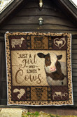 Farm Just A Girl Who Loves Cows Quilt