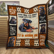 Ltr2711 Rottweiler I Ll Be Watching You Quilt Dhc16122311Dd
