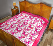 Breast Cancer Butterfly Pattern Quilt Dhc281111274Dd