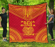 Papua New Guinea Premium Quilt Polynesian Chief Flag Version Bn10 Dhc28113226Dd