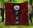 Federated States Of Micronesia Premium Quilt Polynesian Tattoo Red Bn0110 Dhc28113129Dd