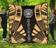 American Samoa Premium Quilt Polynesian Tattoo Gold Bn0110 Dhc28113113Dd