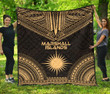 Marshall Islands Premium Quilt Polynesian Chief Gold Version Bn10 Dhc28113209Dd