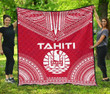 Tahiti Premium Quilt Polynesian Chief Flag Version Bn10 Dhc28113286Dd