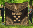 Gambier Islands Premium Quilt Polynesian Chief Gold Version Bn10 Dhc28113193Dd