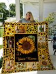 Love Wine Personalize Custom Name Quilt