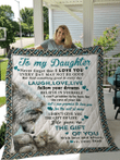 White Wolf - To My Daughter Quilt