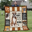Boxer Dog Blanket - I Didn't Fart My Butt Blew You A Kiss Blanket - Best Gifts For Box Lovers
