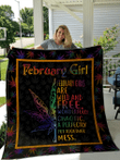 Gift For February Girls Quilt W170911