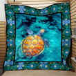 Summer 3D Printed Ocean Animal Quilt - Turtle Quilt