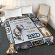 Pitbull Blanket - First They Steal Your Heart Then They Steal Your Bed Quilt Blanket - Gift For Pitbull Lovers