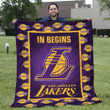 Los Angeles Lakers Quilt Tn230917