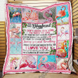 Thank You For Sharing Your Life With Me, Flamingo Quilt Np338