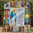 O Most Blessed And Sweet Virgin Mary Quilt
