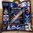 To My Son From Mom, U.S. Air Force Quilt