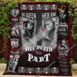 Till Death Do Us Part, Couple Skull Quilt Thb1703