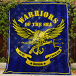 Us Navy, Warriors Of The Sea. Quilt Nkp308