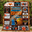 Proud Basketball Dad Quilt Shb71