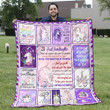 To My Great Granddaughter Blanket - Don't Let Anyone Take You for Granted Quilt Blanket - Unicorn Gift For Granddaughter