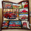 Red Pickup Truck Quilt