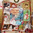 Vintage Snowflakes Christmas Quilt