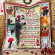To My Wife – Love Of My Life Christmas Quilt