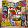 Hippie Girl – Peace, Love, Music Quilt Np306
