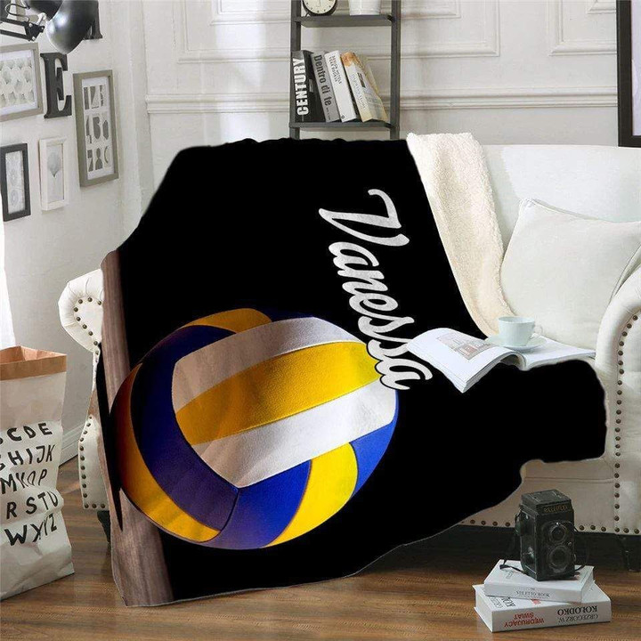 Volleyball Personalized Fleece Blanket