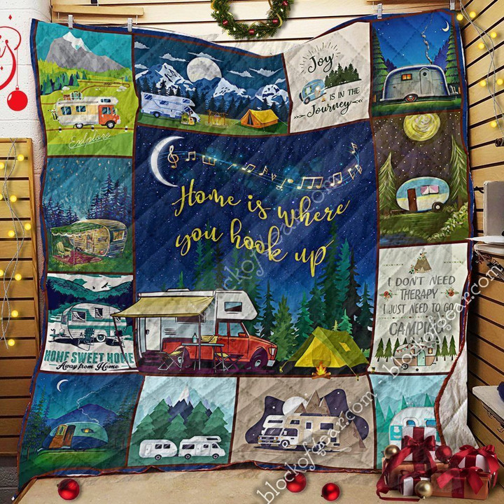 Camping Temperance V4 3D Customized Quilt