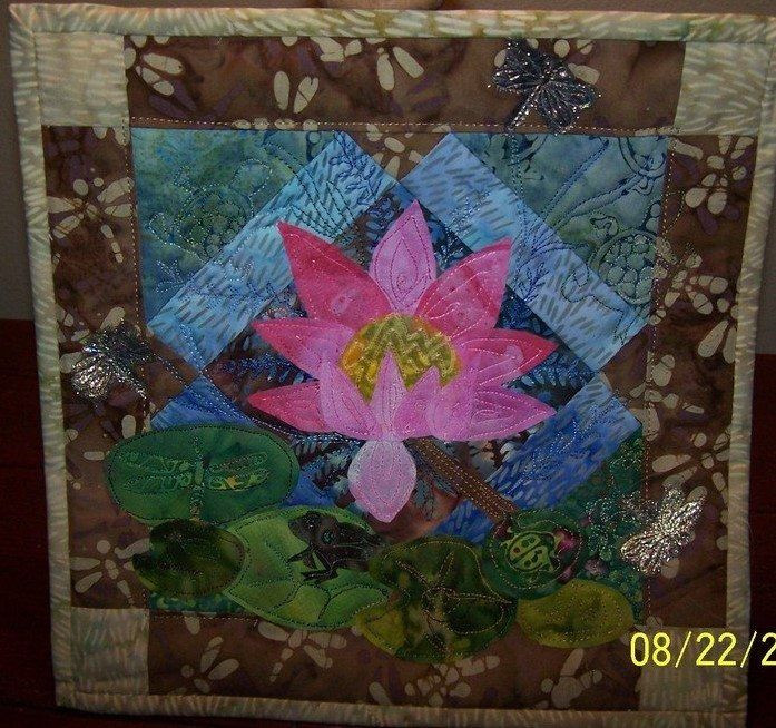 Lotus And Frog Cla2110333Q Quilt Blanket