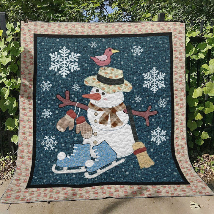 Snowman Ht260631 Quilt Blanket