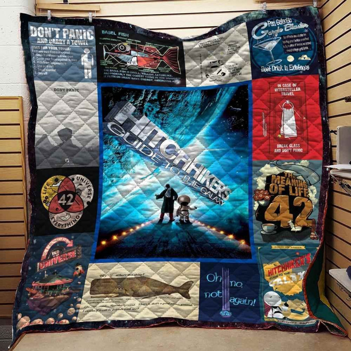 Hitchhiker S Guide To The Galaxy Blanket Th0907 Quilt
