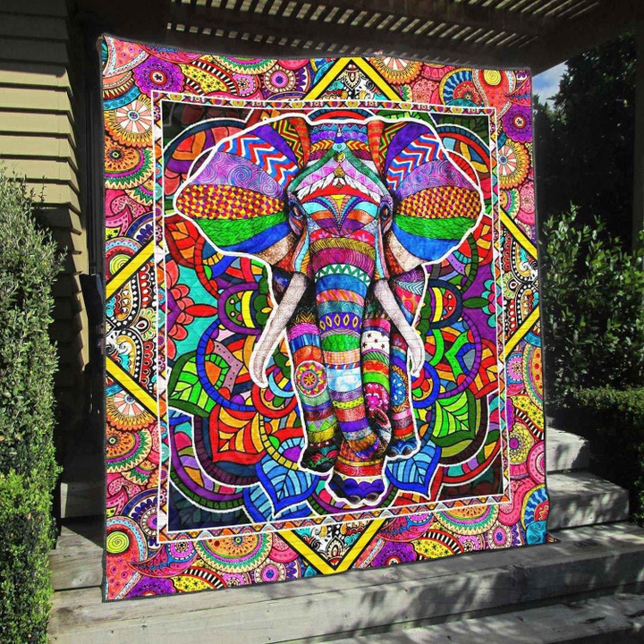 Elephant 5 Blanket Th1607 Quilt