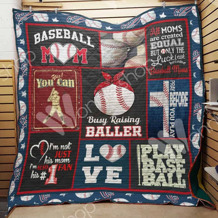 Baseball Mom Quilt Blanket Dhc1102860Td