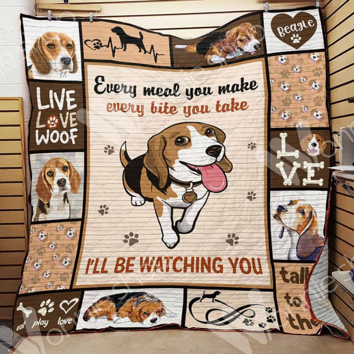 Beagle Dog Quilt Blanket Dhc0102616Td