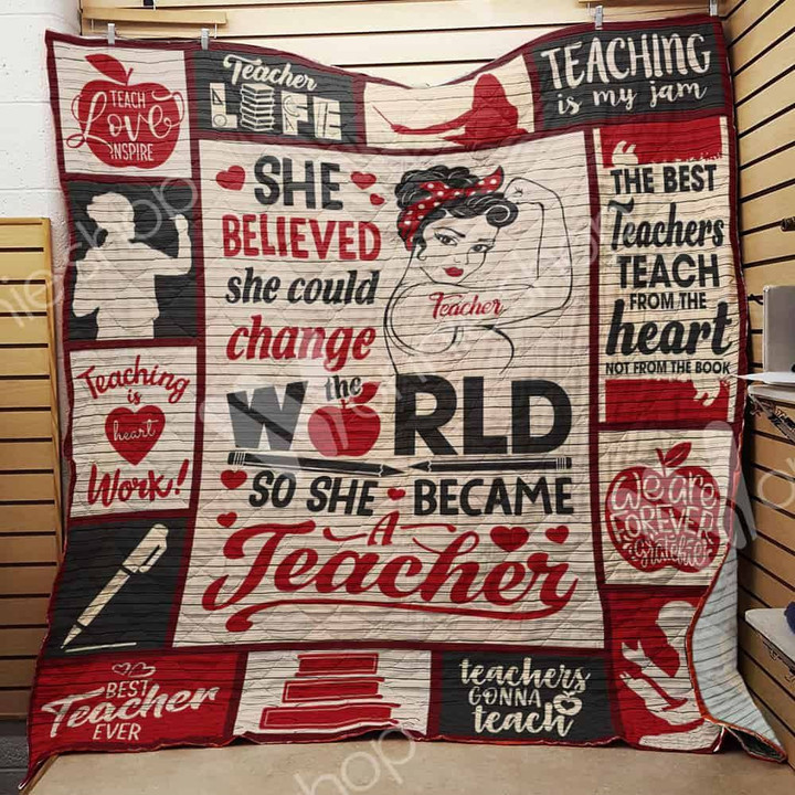 Teacher Quilt Blanket Dhc03021400Td