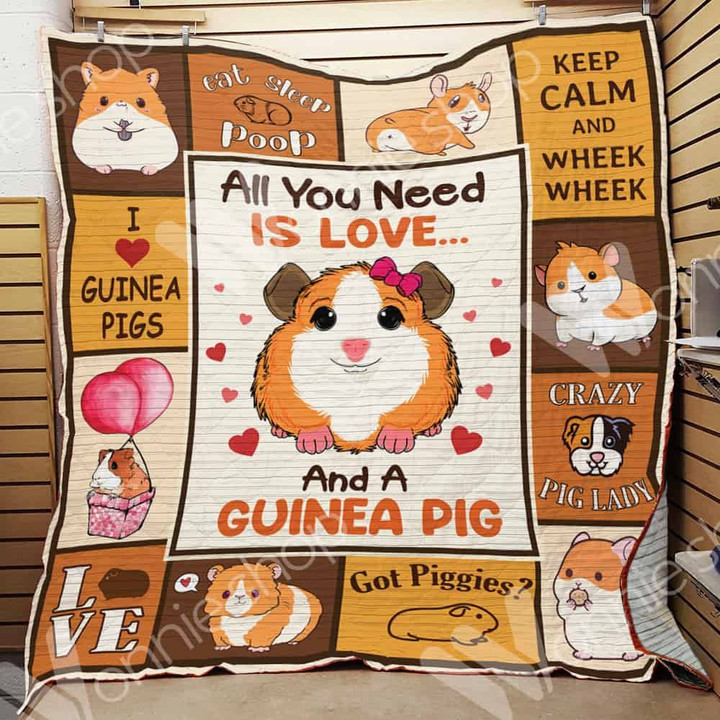 Guinea Pig Quilt Blanket Dhc0102772Td
