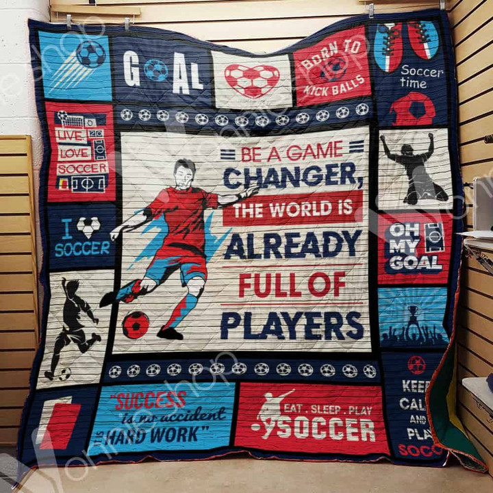 Soccer Quilt Blanket Dhc01021337Td