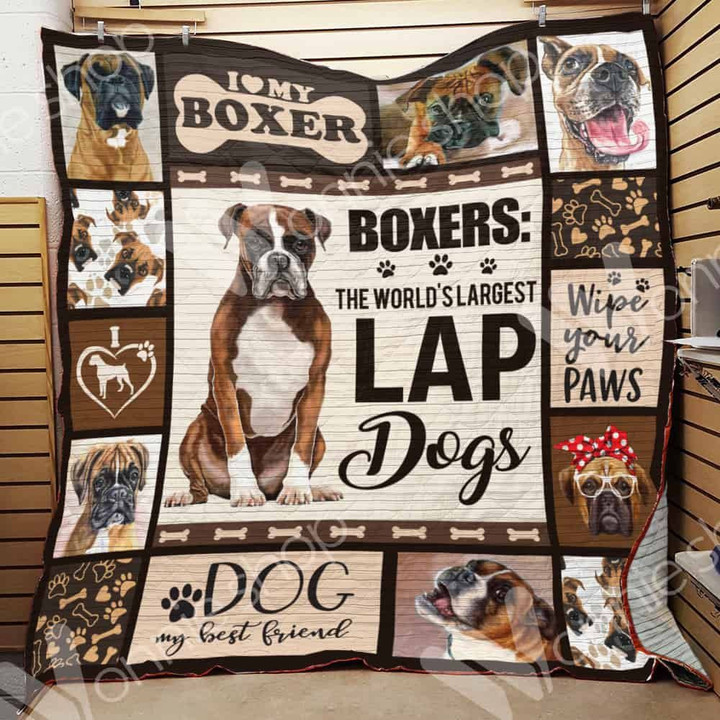 Boxer Dog Quilt Blanket Dhc05021259Td