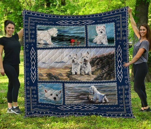 West Highland White Terrier Stay With Me Quilt Blanket Dhc020120781Td