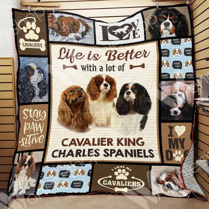 Cavalier King Charles Spaniel Dog Blanket Lnt1012089 Quilt Blanket