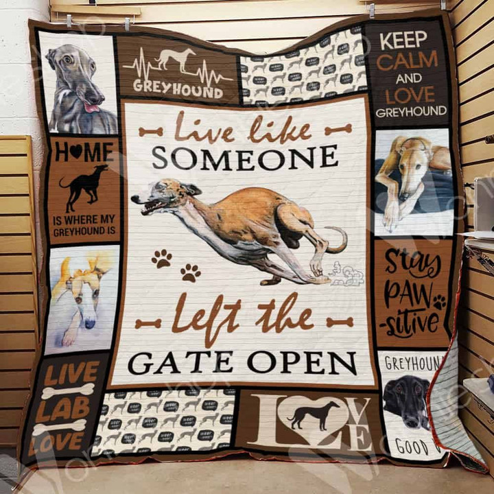 Greyhound Dog Blanket Lnt1512018 Quilt Blanket
