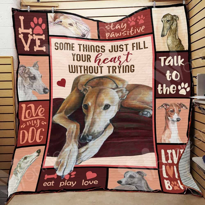 Greyhound Dog Blanket Lnt1512053 Quilt Blanket