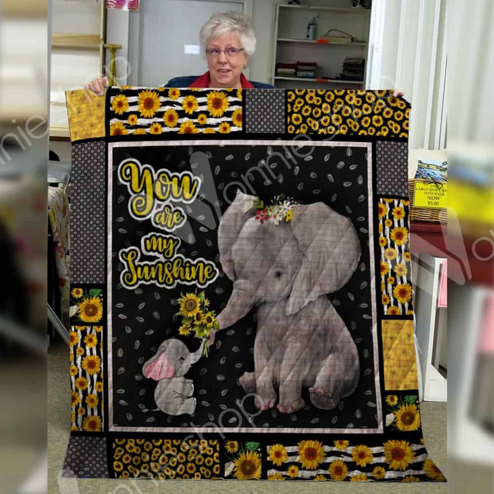 Elephant Quilt Blanket Dhc06021398Td