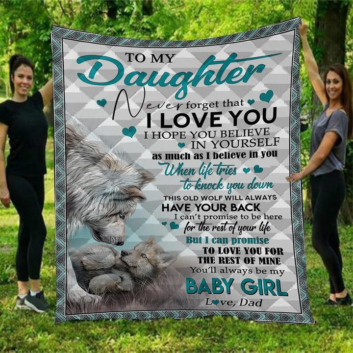 To My Daughter Mmc1411812 Quilt Blanket