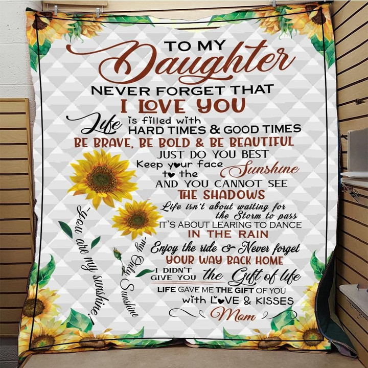 To My Daughter Mmc1411820 Quilt Blanket