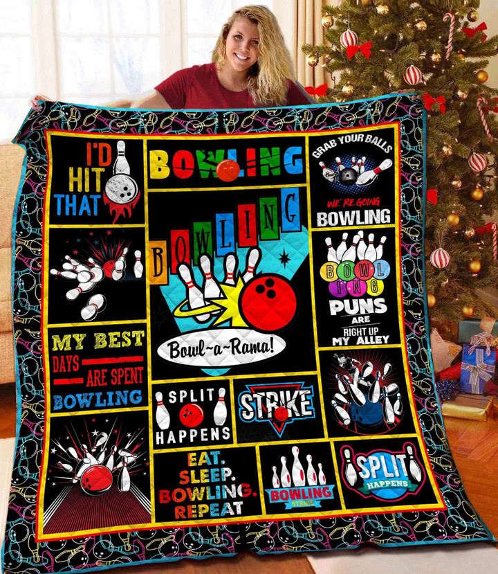 Bowling Quilt Blanket Bbb281125Ht