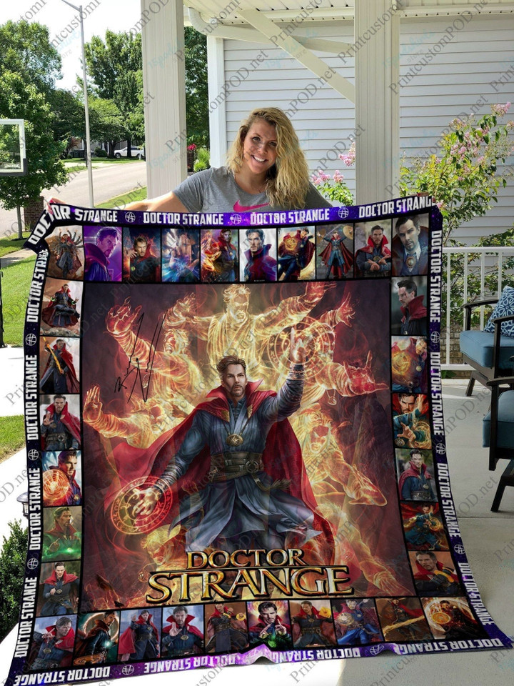 H Doctor Strange Quilt Blanket Ver 1