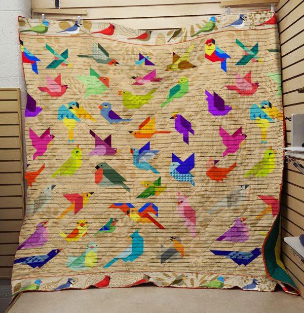 Colorfull Bird Quilt